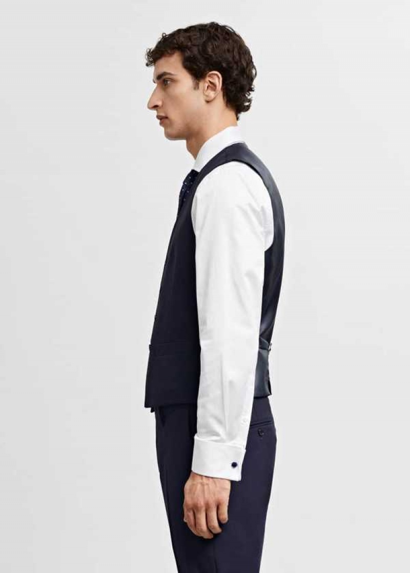 Mango Slim-fit Suit Vest | MNG-21463