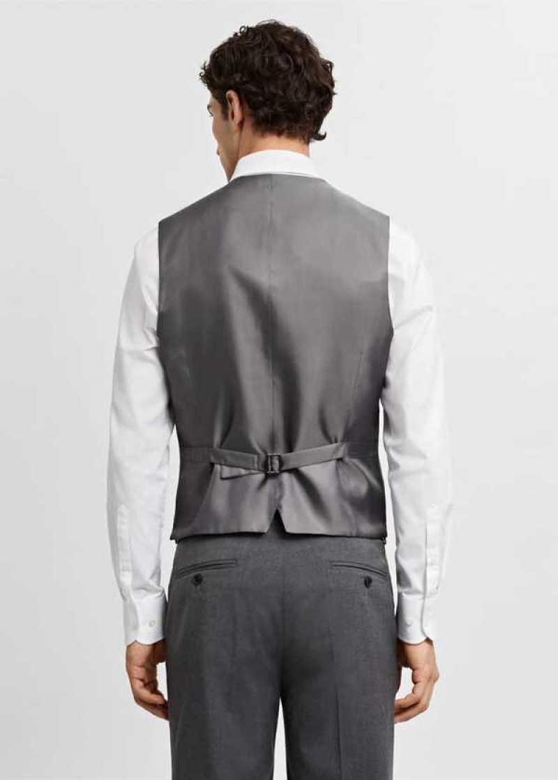 Mango Slim-fit Suit Vest | MNG-21464