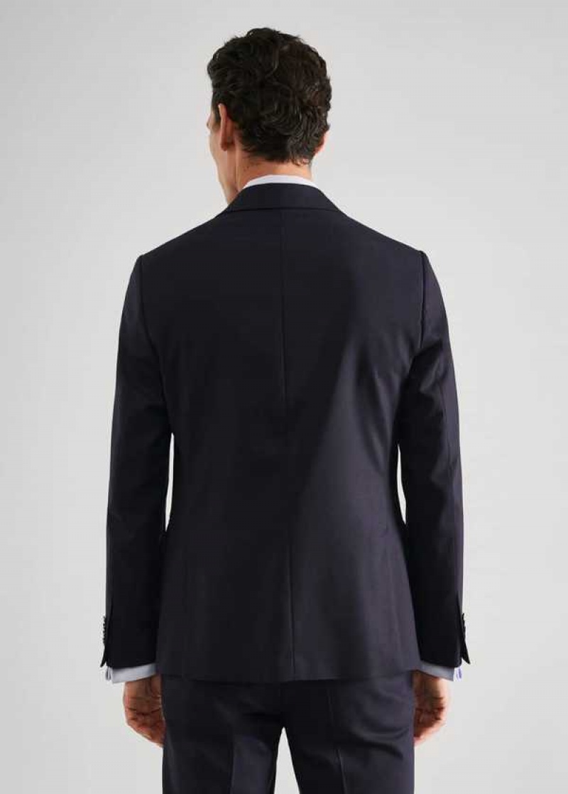 Mango Slim-fit Vlna Suit Blazer | MNG-21397