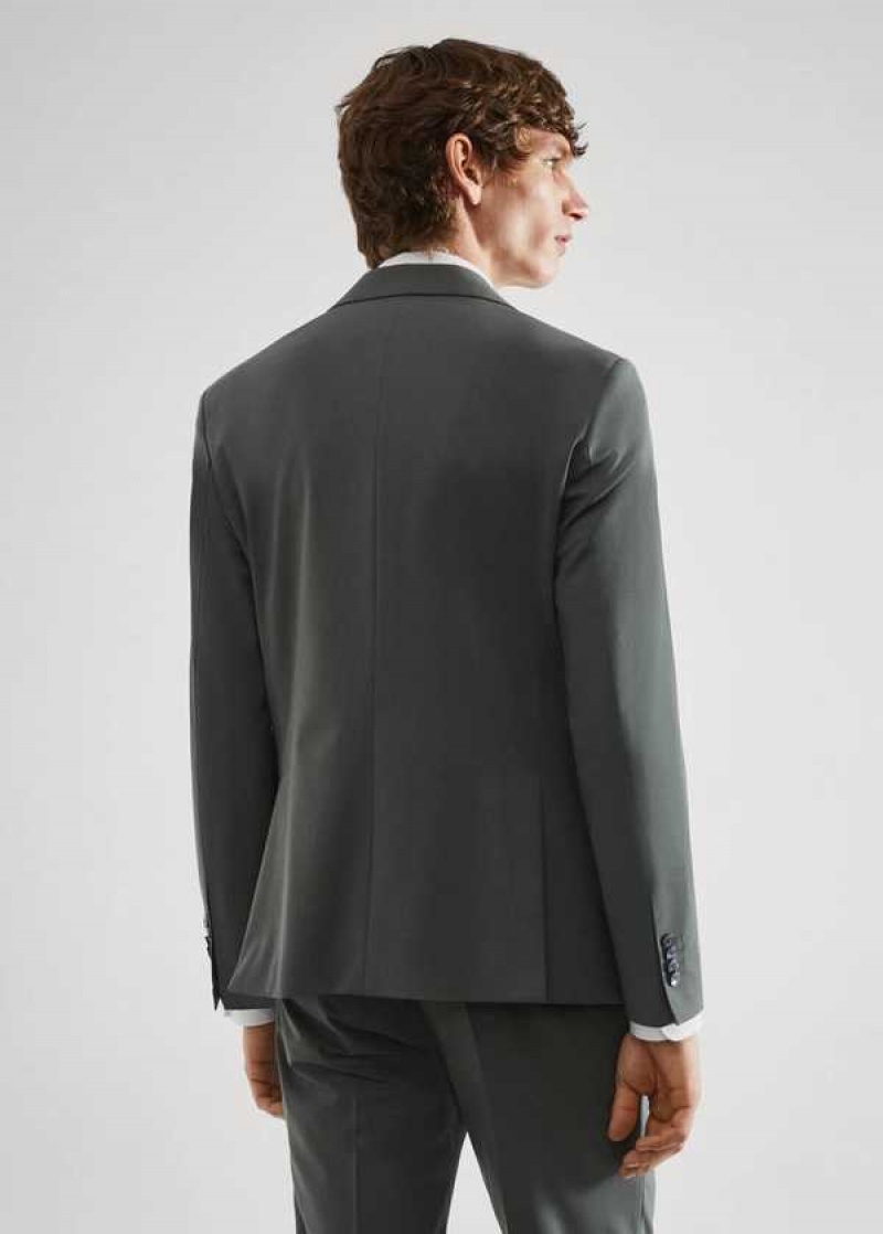 Mango Slim-fit Vlna Suit Blazer | MNG-21422