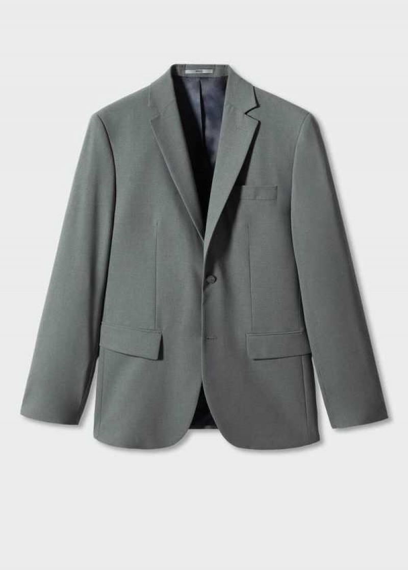 Mango Slim-fit Vlna Suit Blazer | MNG-21422