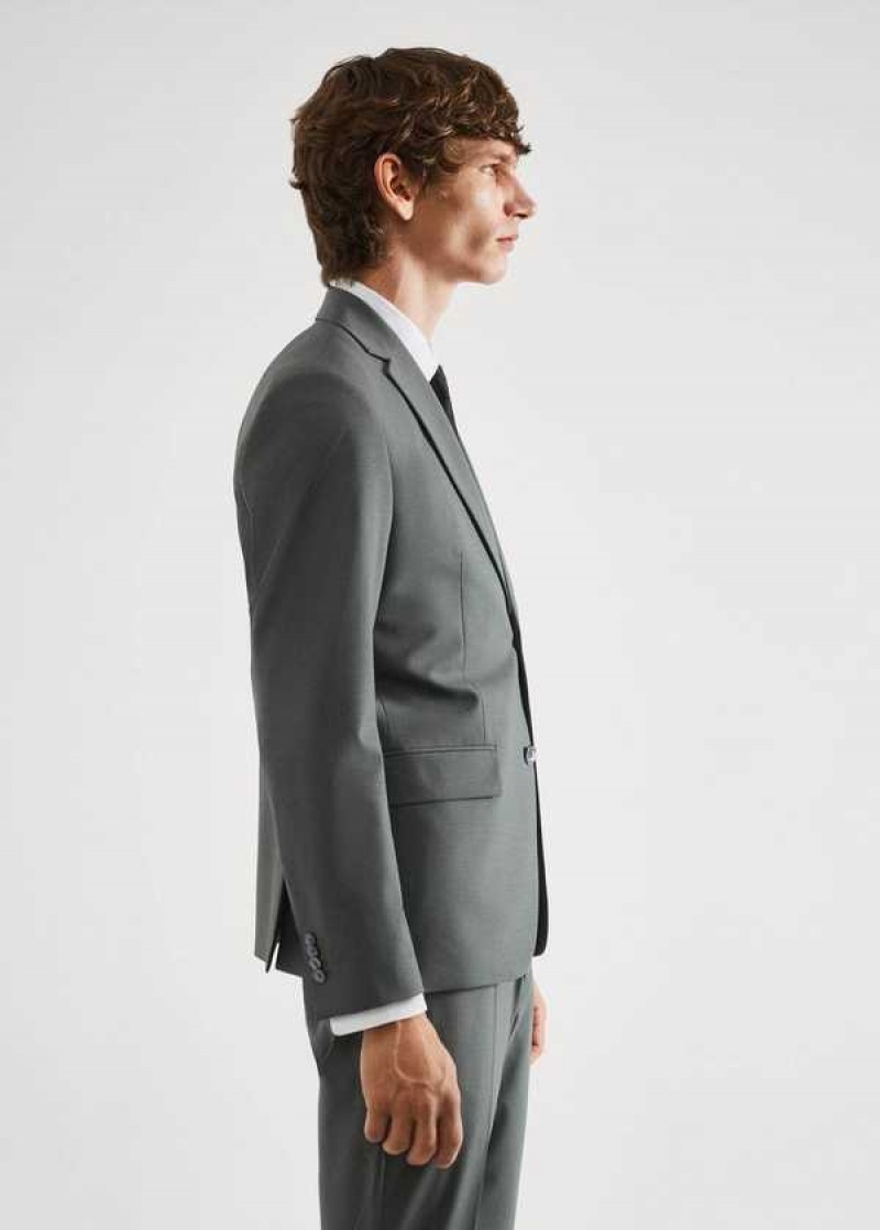 Mango Slim-fit Vlna Suit Blazer | MNG-21422