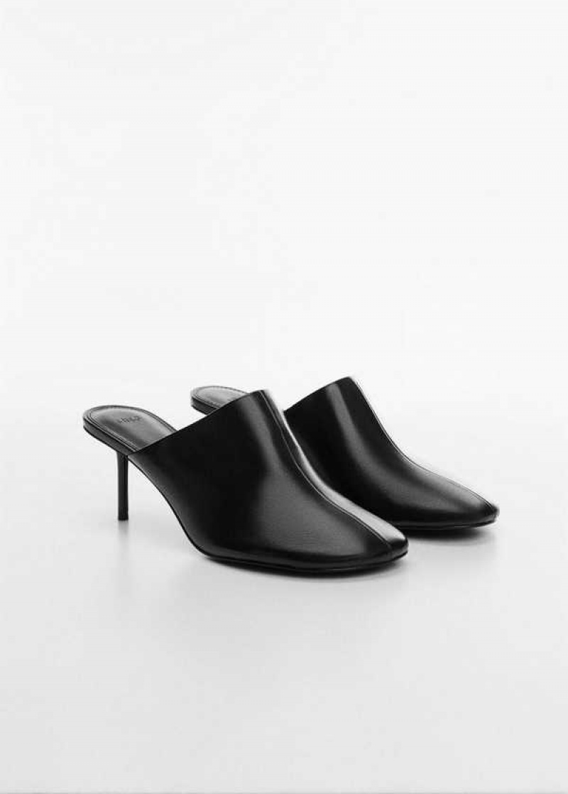 Mango Sling Back Læder Shoes | MNG-23522