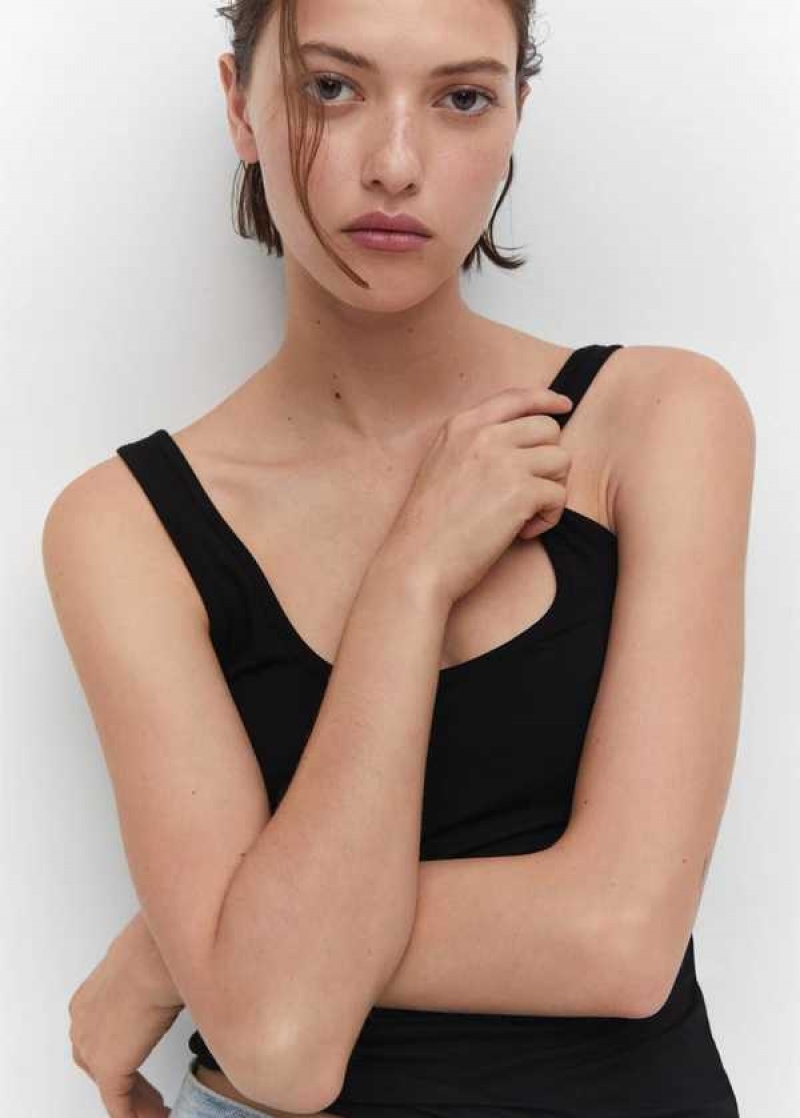 Mango Strapless Halter Neck Top | MNG-24735