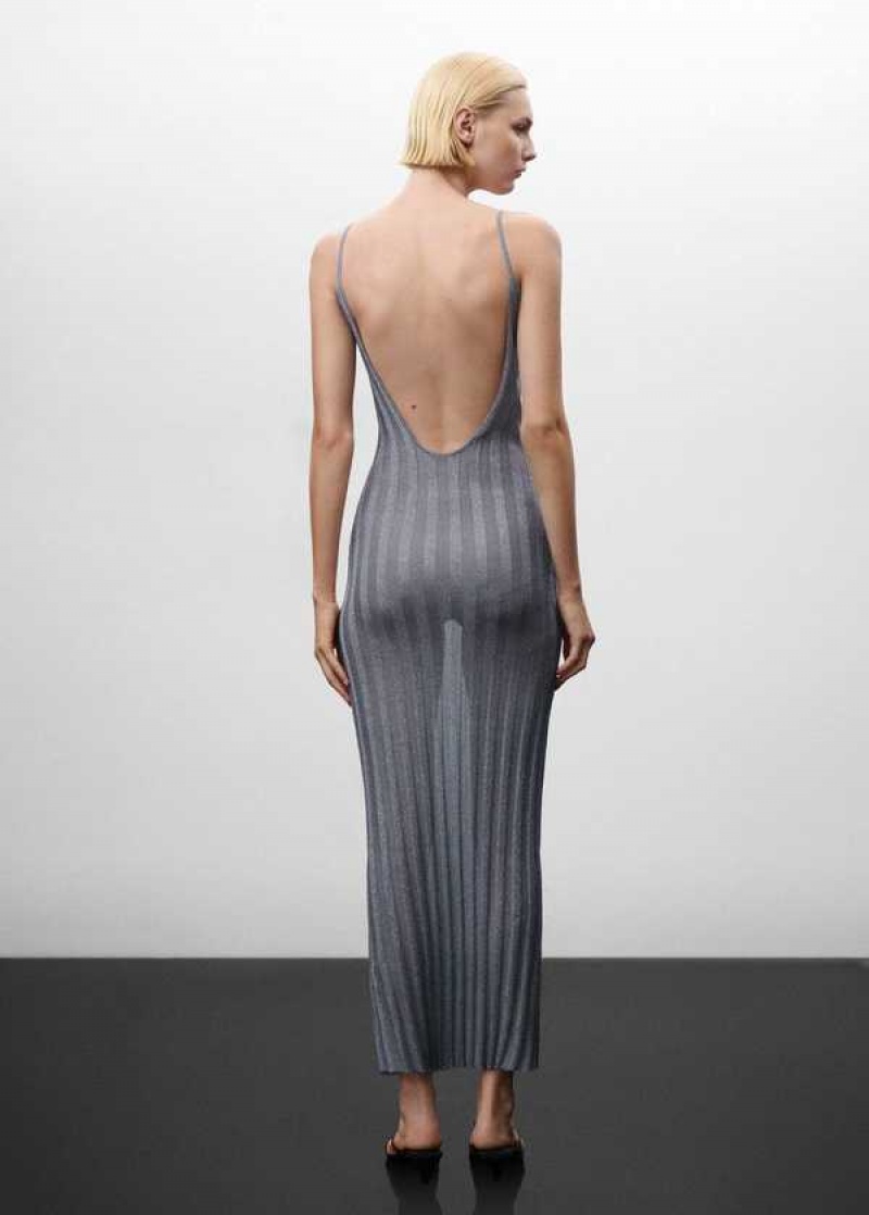 Mango Strapless Šaty With Slit | MNG-25999