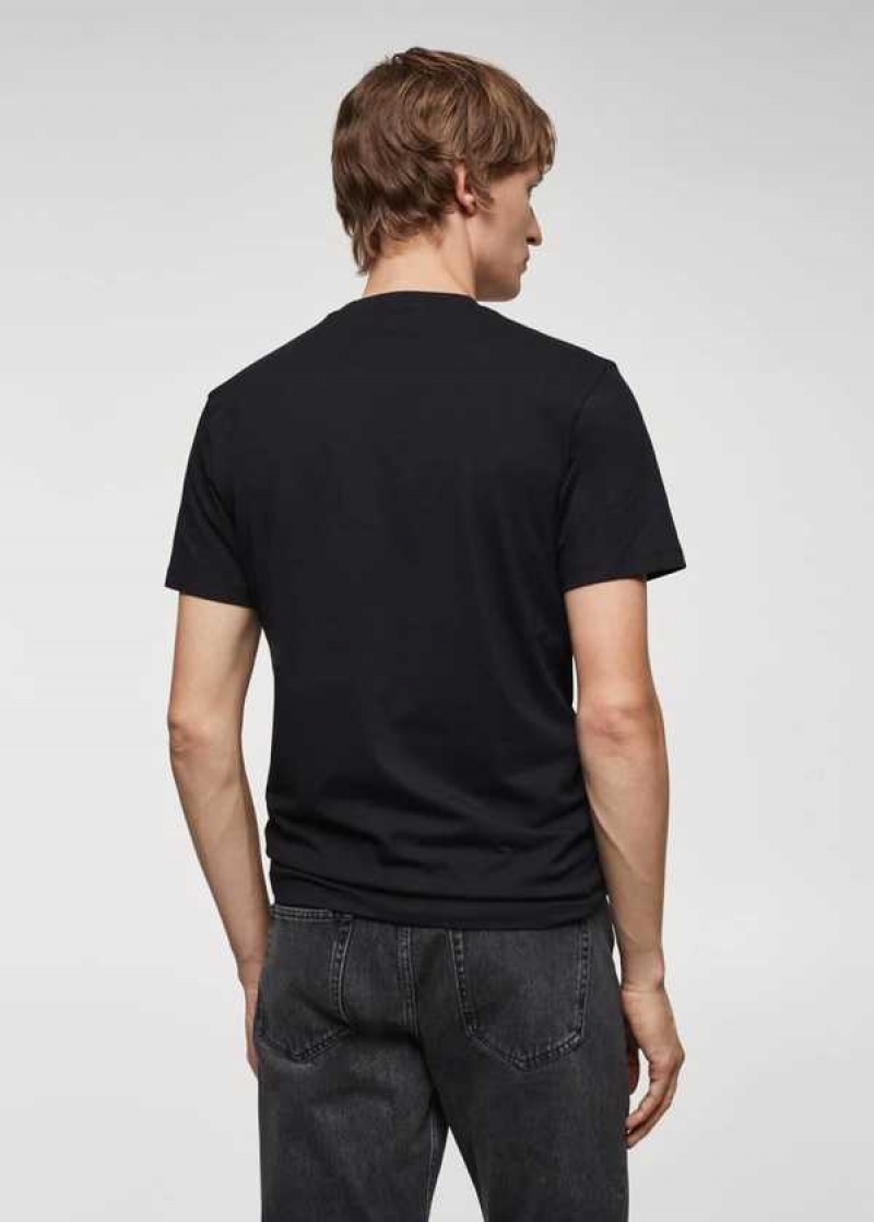 Mango Stretch Bavlněné T-shirt | MNG-21703