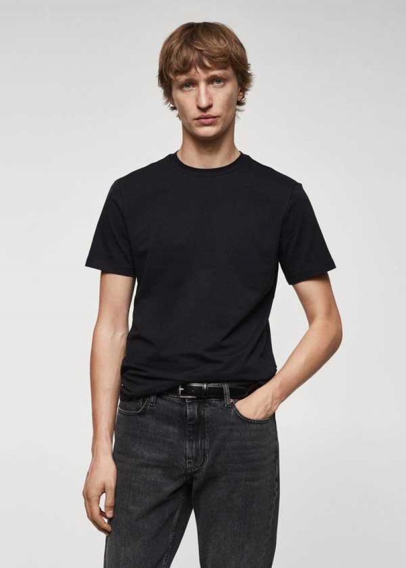 Mango Stretch Bavlněné T-shirt | MNG-21703