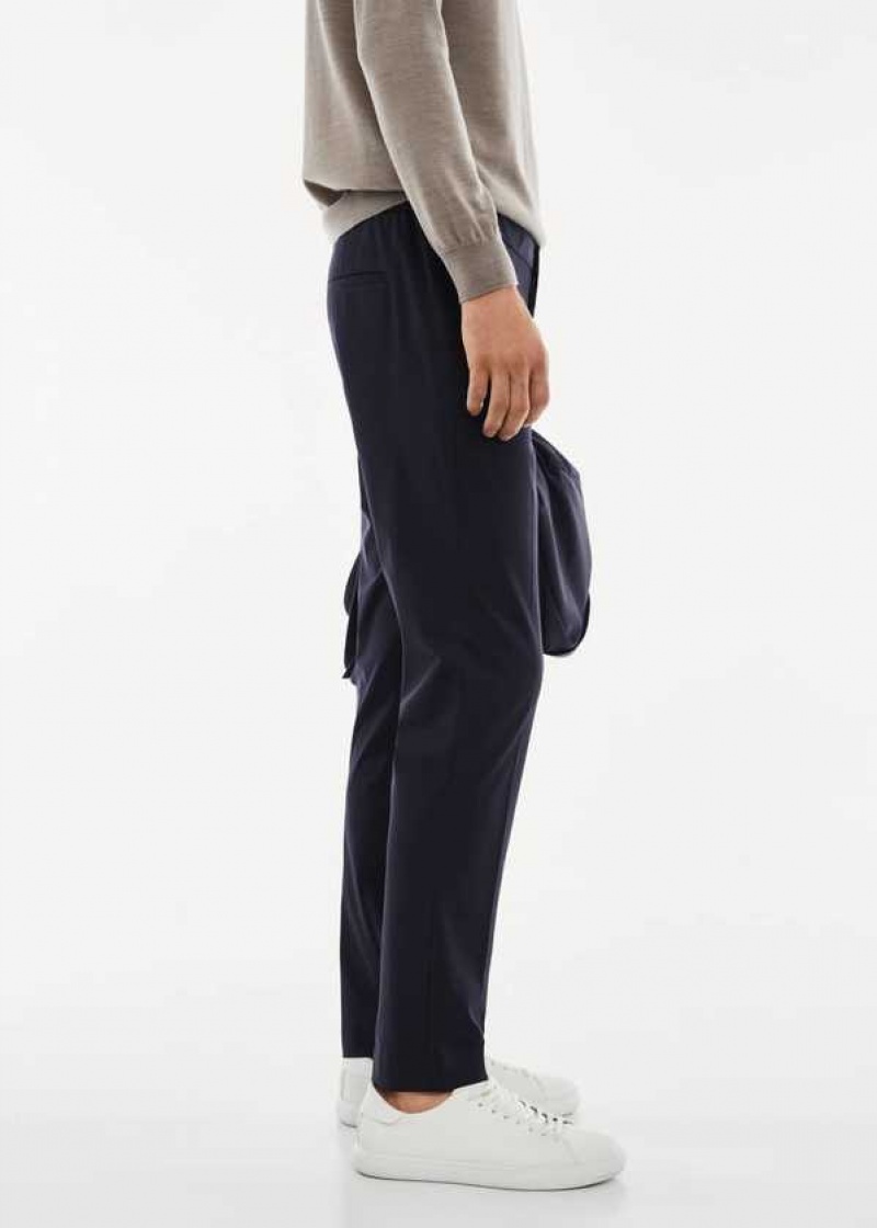 Mango Stretch Fabric Slim-fit Pants | MNG-22466