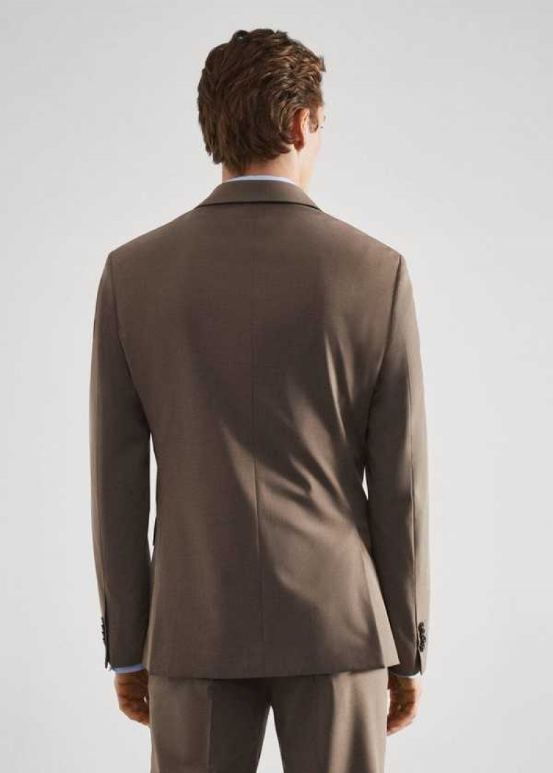 Mango Stretch Fabric Slim-fit Suit Blazer | MNG-21401