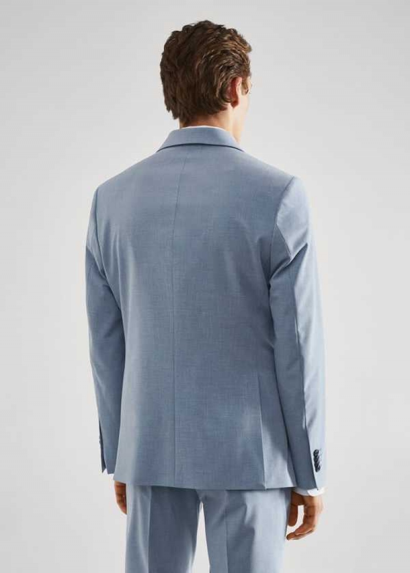 Mango Stretch Fabric Slim-fit Suit Blazer | MNG-21370