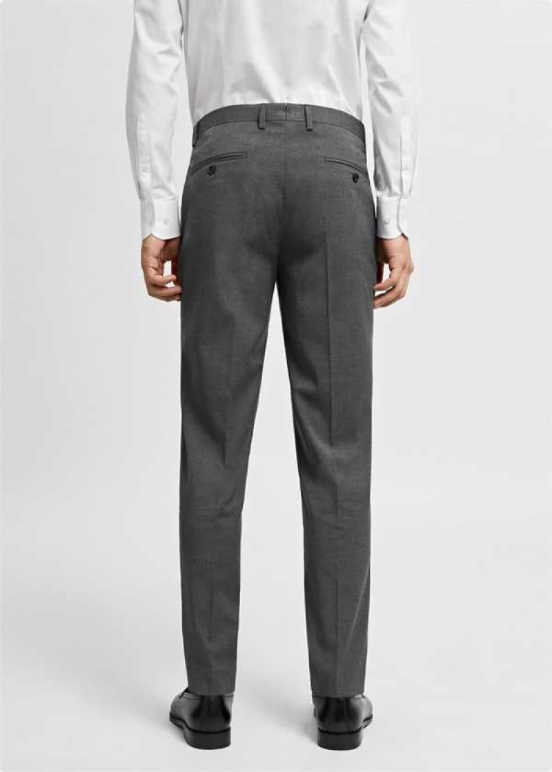 Mango Stretch Fabric Slim-fit Suit Pants | MNG-22543