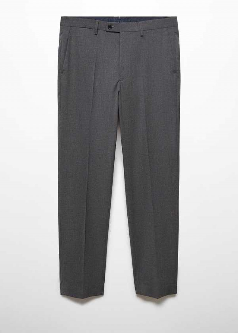 Mango Stretch Fabric Slim-fit Suit Pants | MNG-22543