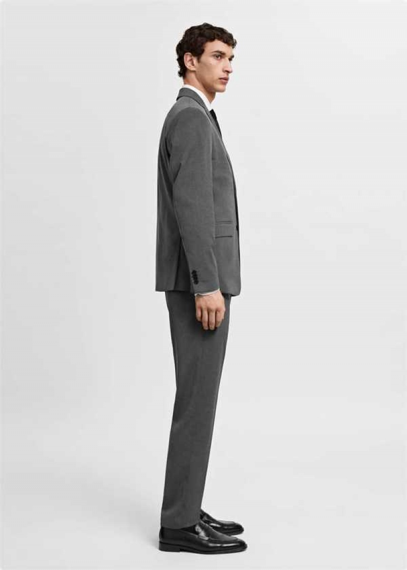 Mango Stretch Fabric Slim-fit Suit Pants | MNG-22543