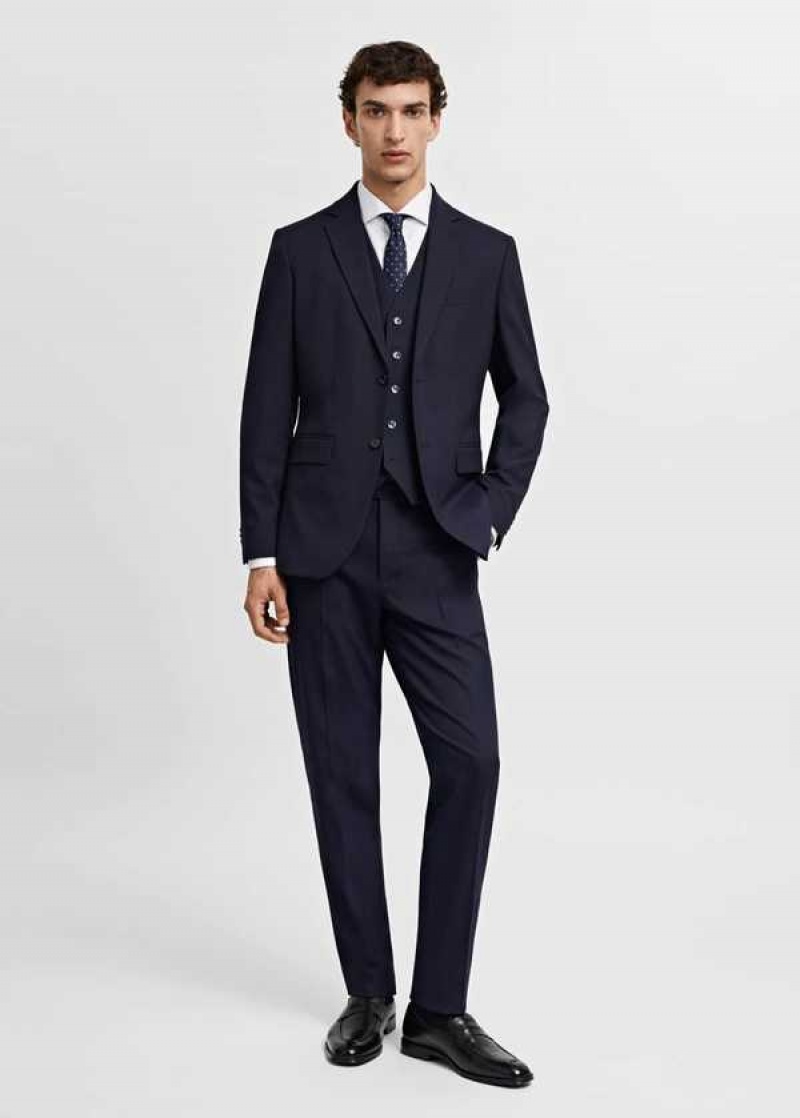 Mango Stretch Fabric Slim-fit Suit Pants | MNG-22542