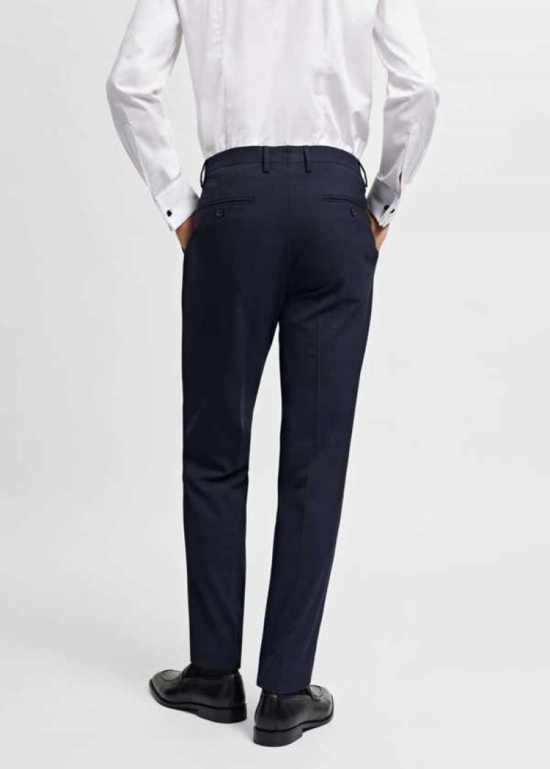 Mango Stretch Fabric Slim-fit Suit Pants | MNG-22542