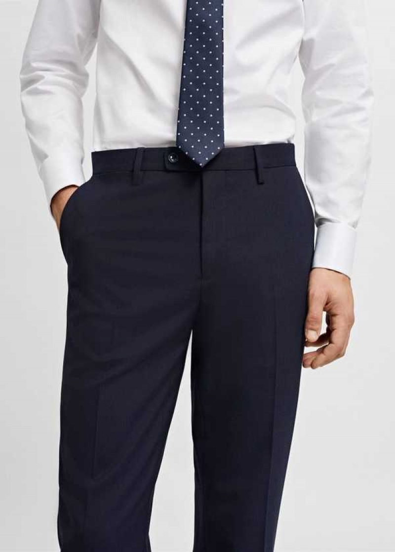 Mango Stretch Fabric Slim-fit Suit Pants | MNG-22542