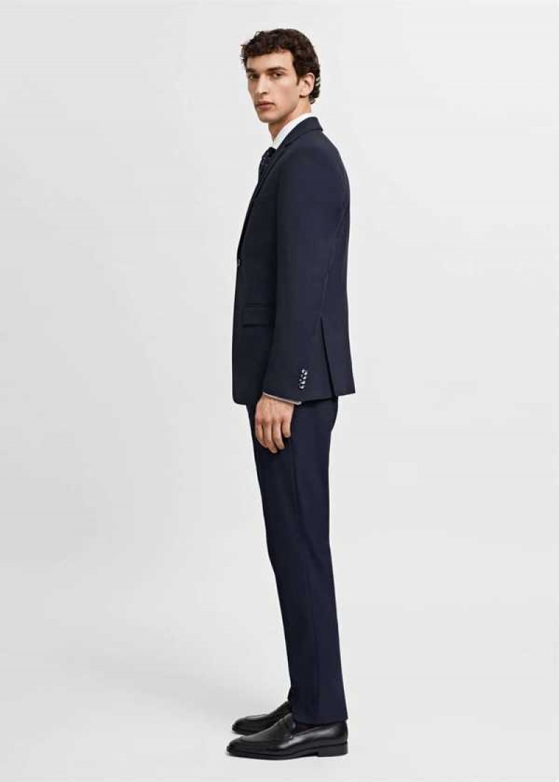 Mango Stretch Fabric Slim-fit Suit Pants | MNG-22542