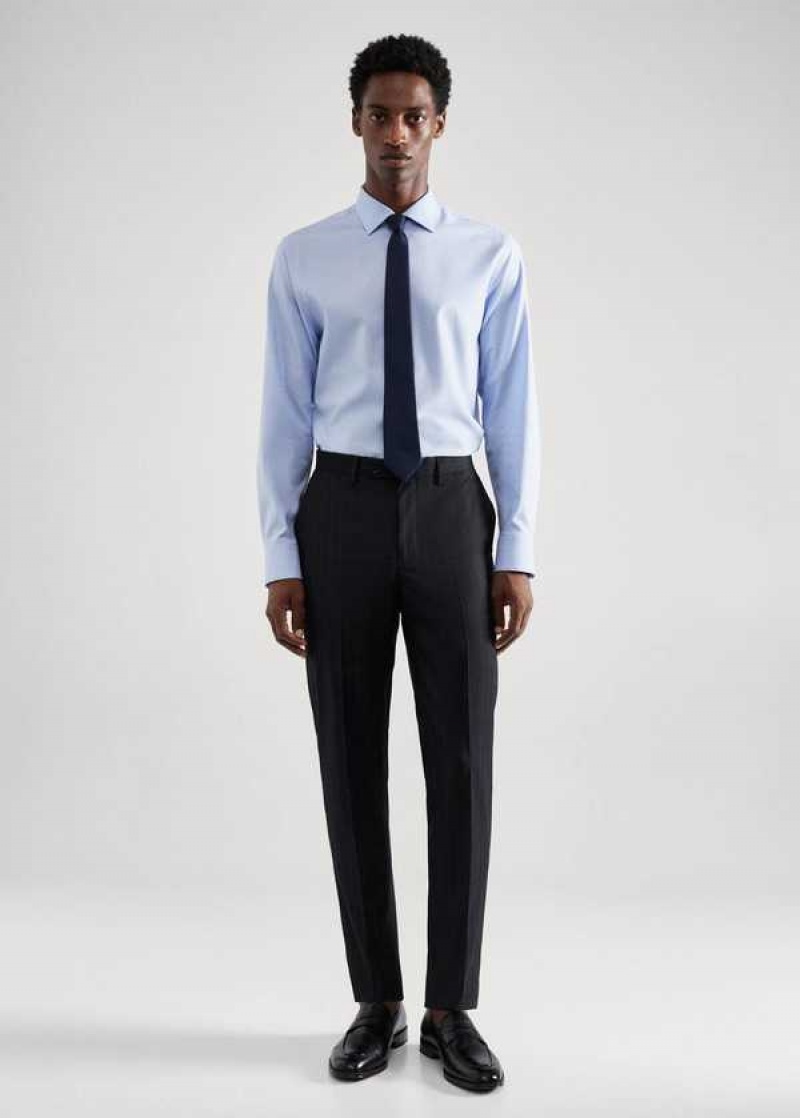 Mango Stretch Fabric Slim-fit Suit Pants | MNG-22465