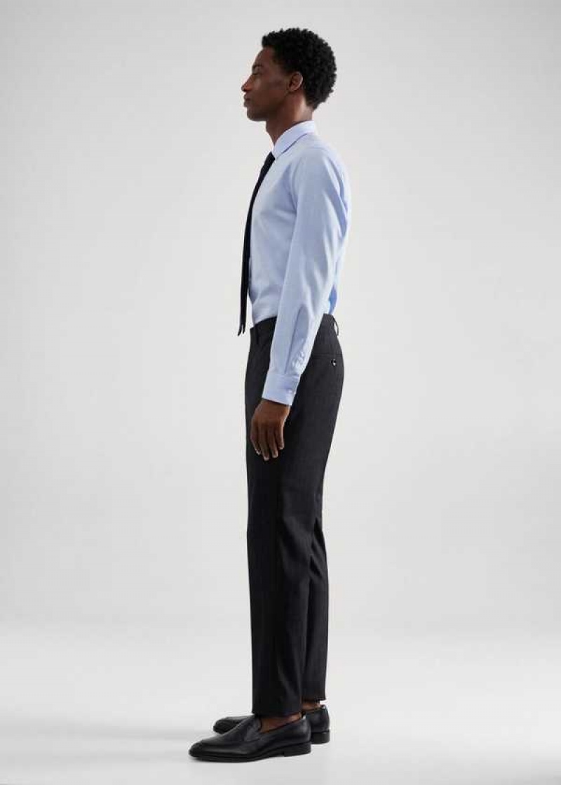 Mango Stretch Fabric Slim-fit Suit Pants | MNG-22465