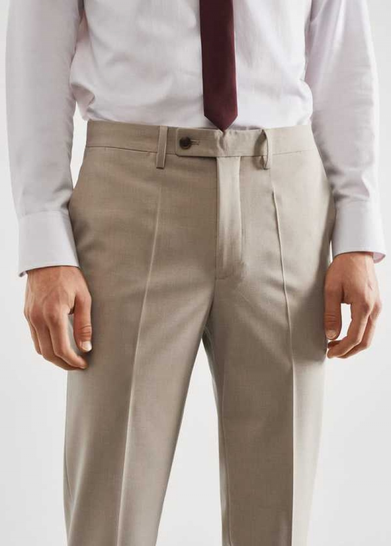 Mango Stretch Fabric Slim-fit Suit Pants | MNG-22440