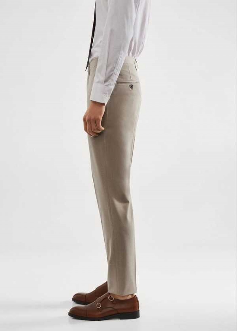 Mango Stretch Fabric Slim-fit Suit Pants | MNG-22440