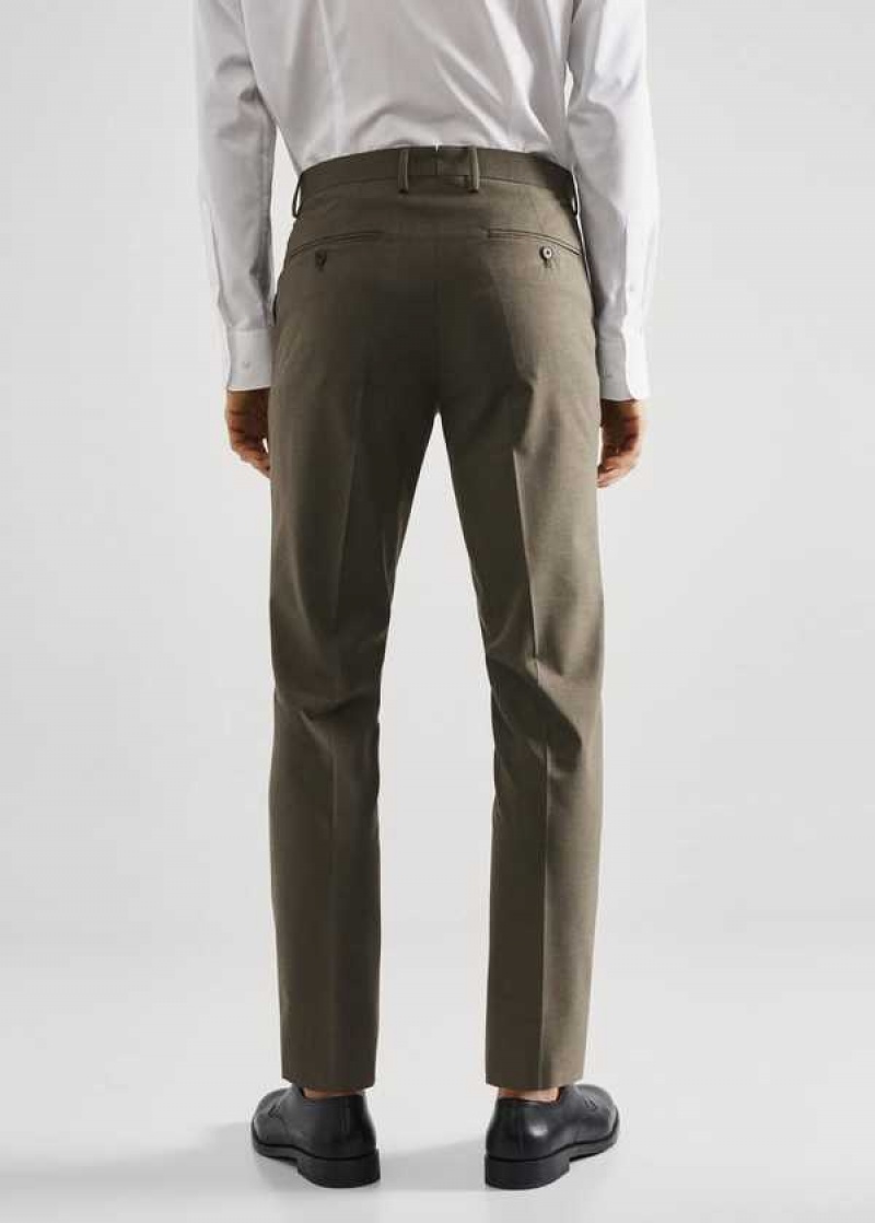 Mango Stretch Fabric Slim-fit Suit Pants | MNG-22432