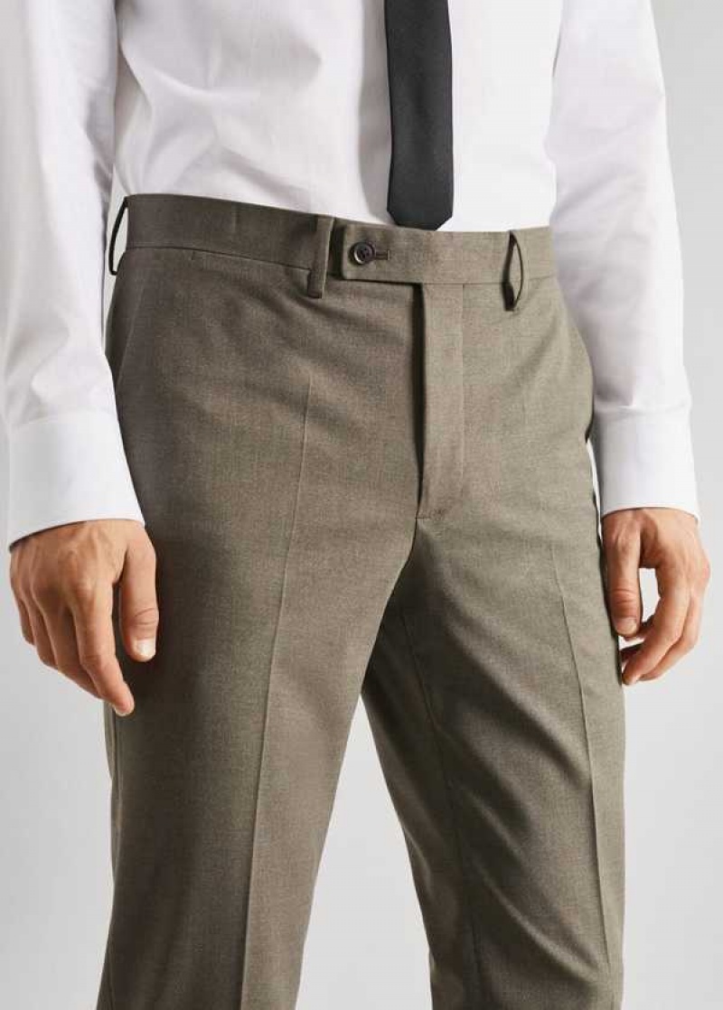 Mango Stretch Fabric Slim-fit Suit Pants | MNG-22432