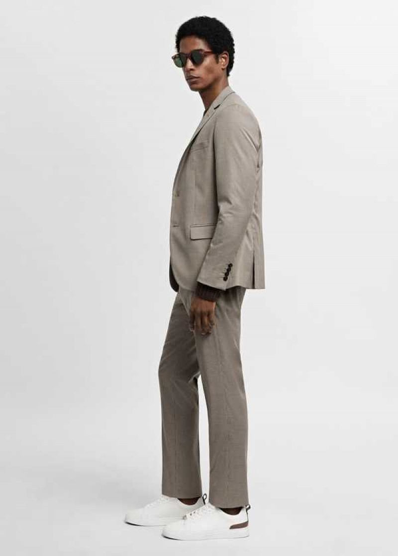 Mango Stretch Fabric Super Slim-fit Suit Pants | MNG-22548