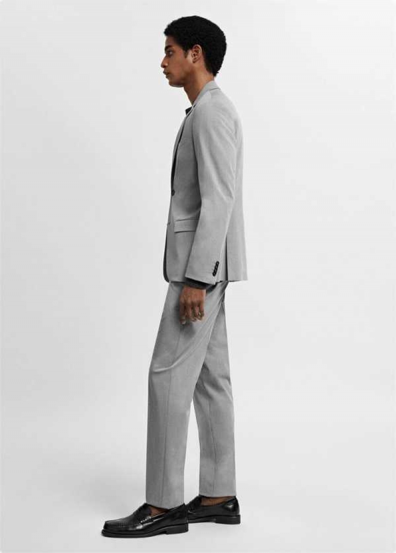 Mango Stretch Fabric Super Slim-fit Suit Pants | MNG-22545