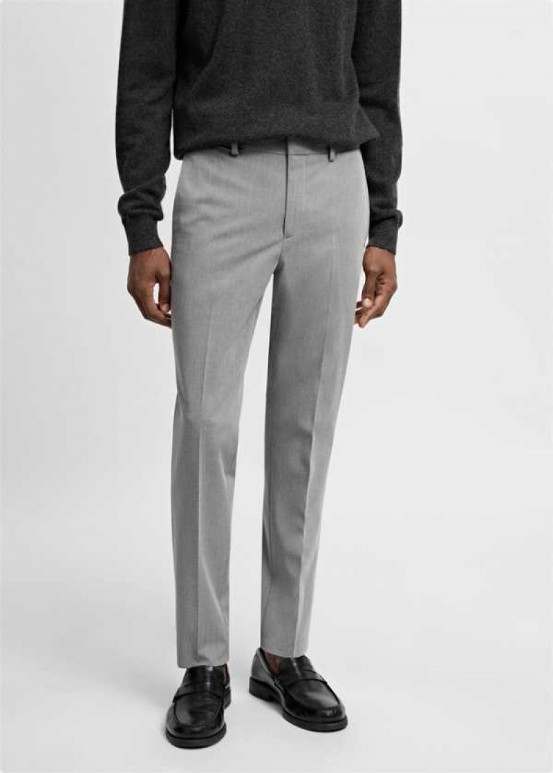 Mango Stretch Fabric Super Slim-fit Suit Pants | MNG-22545