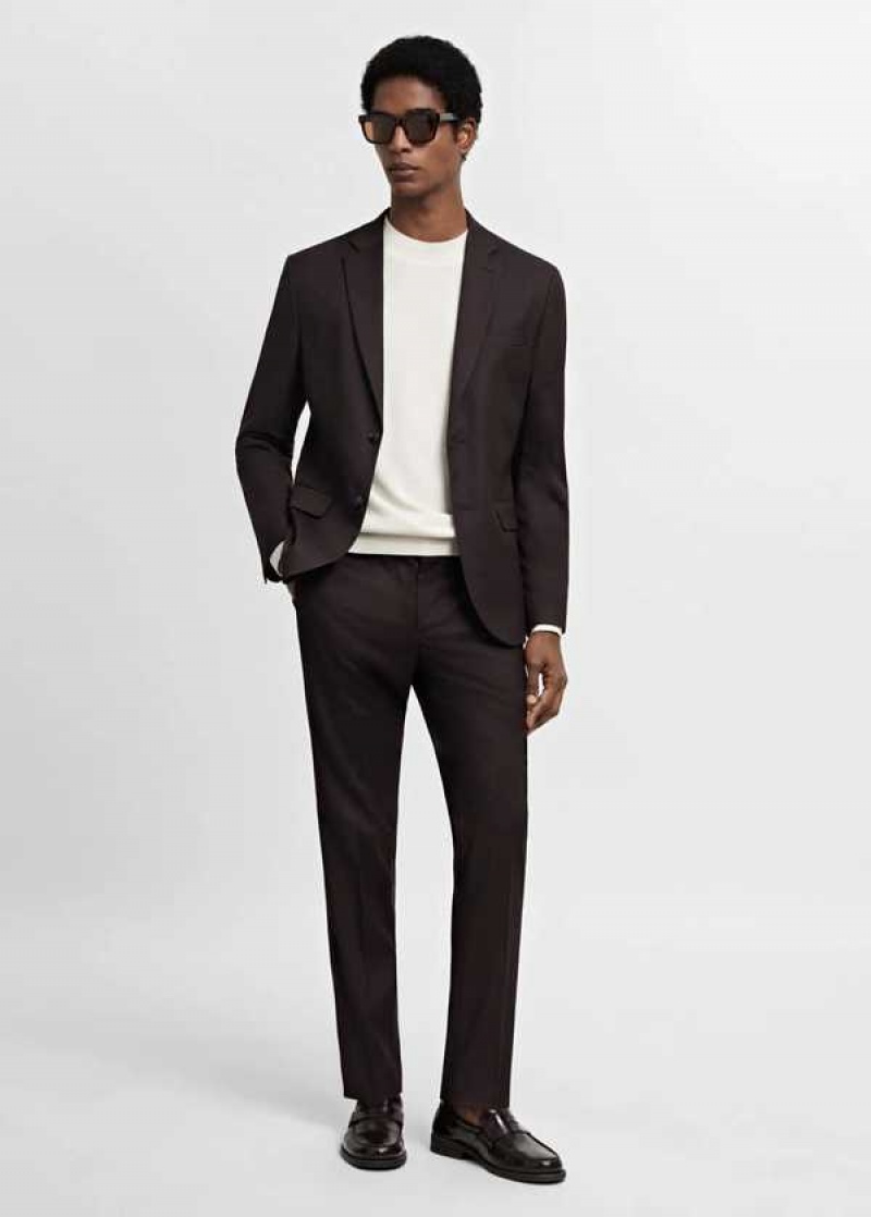 Mango Stretch Fabric Super Slim-fit Suit Pants | MNG-22534