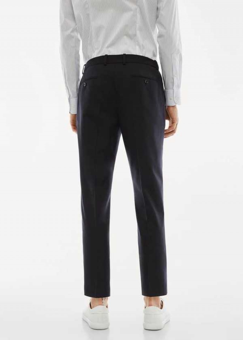 Mango Stretch Virgin Vlna Suit Pants | MNG-22437