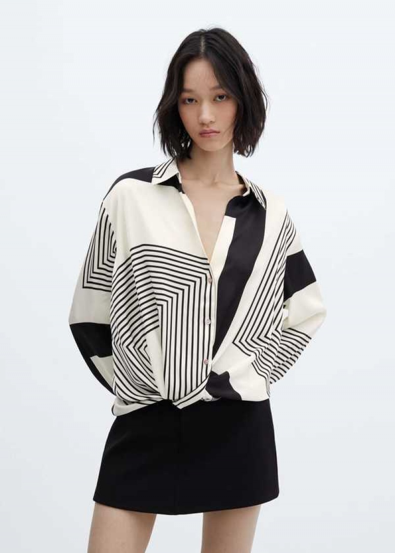 Mango Stripe-print Shirt | MNG-25345