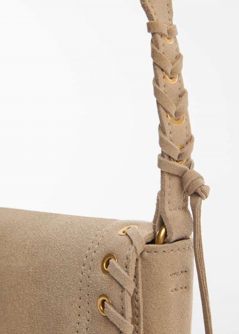 Mango Stud Læder Bag | MNG-23271