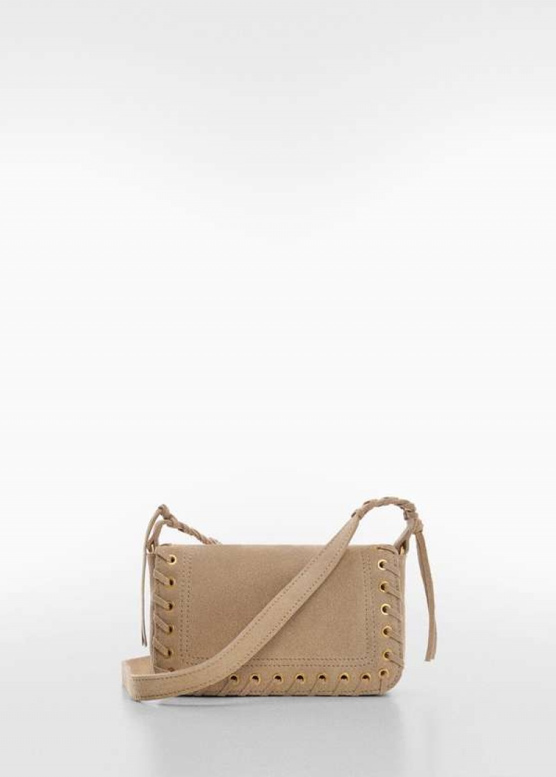 Mango Stud Læder Bag | MNG-23271