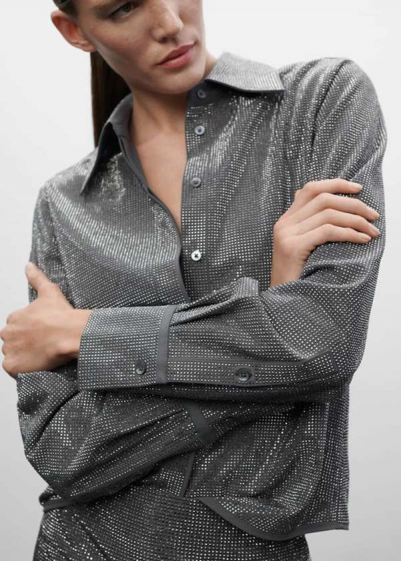 Mango Stud Shirt | MNG-25229