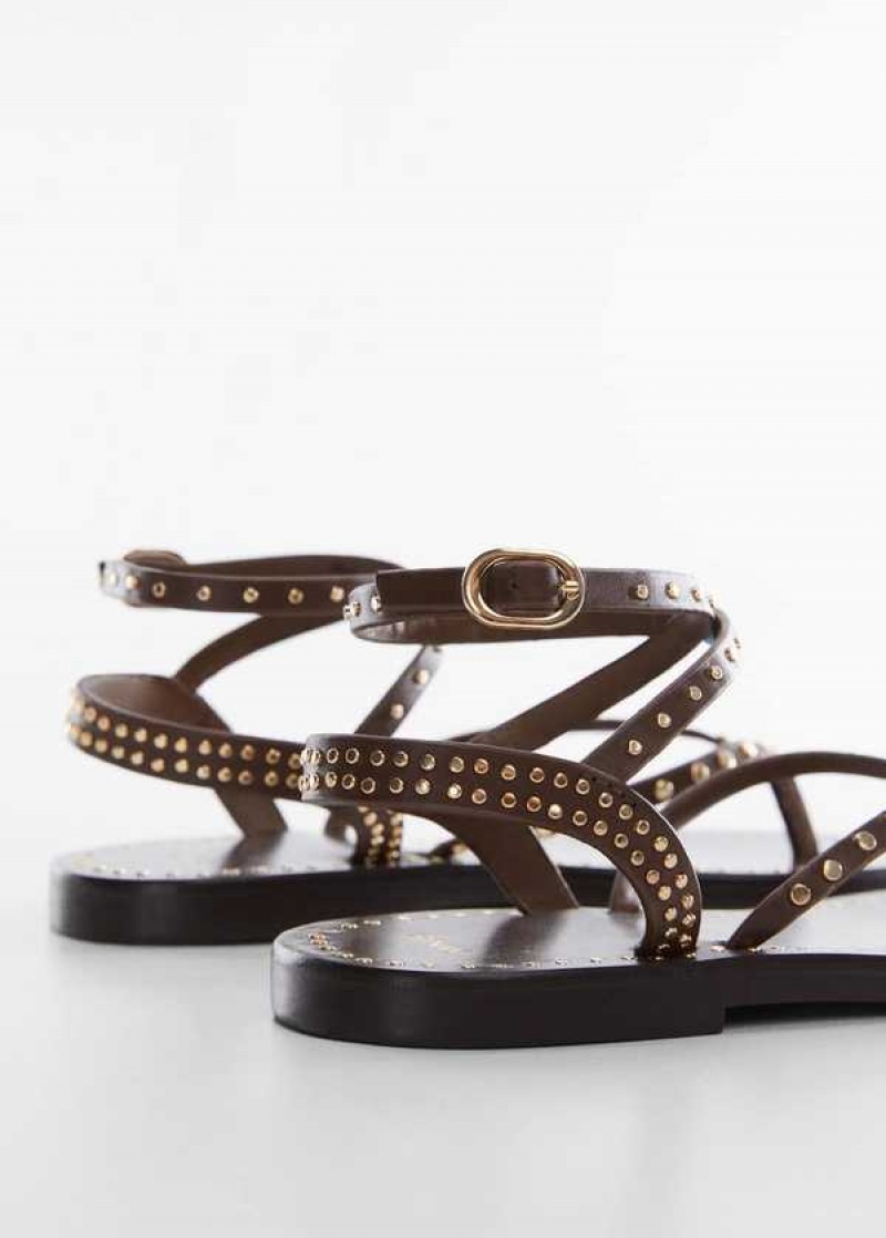 Mango Studded Læder Sandals | MNG-23550