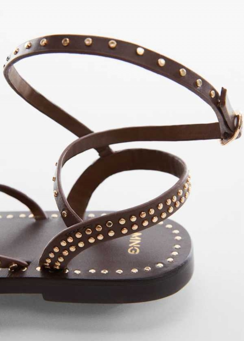 Mango Studded Læder Sandals | MNG-23550