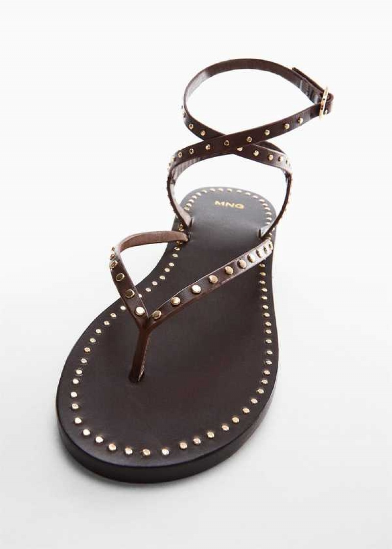 Mango Studded Læder Sandals | MNG-23550