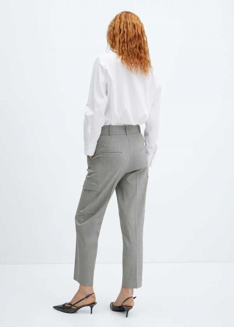 Mango Suit Trousers With Side Pockets | MNG-24402