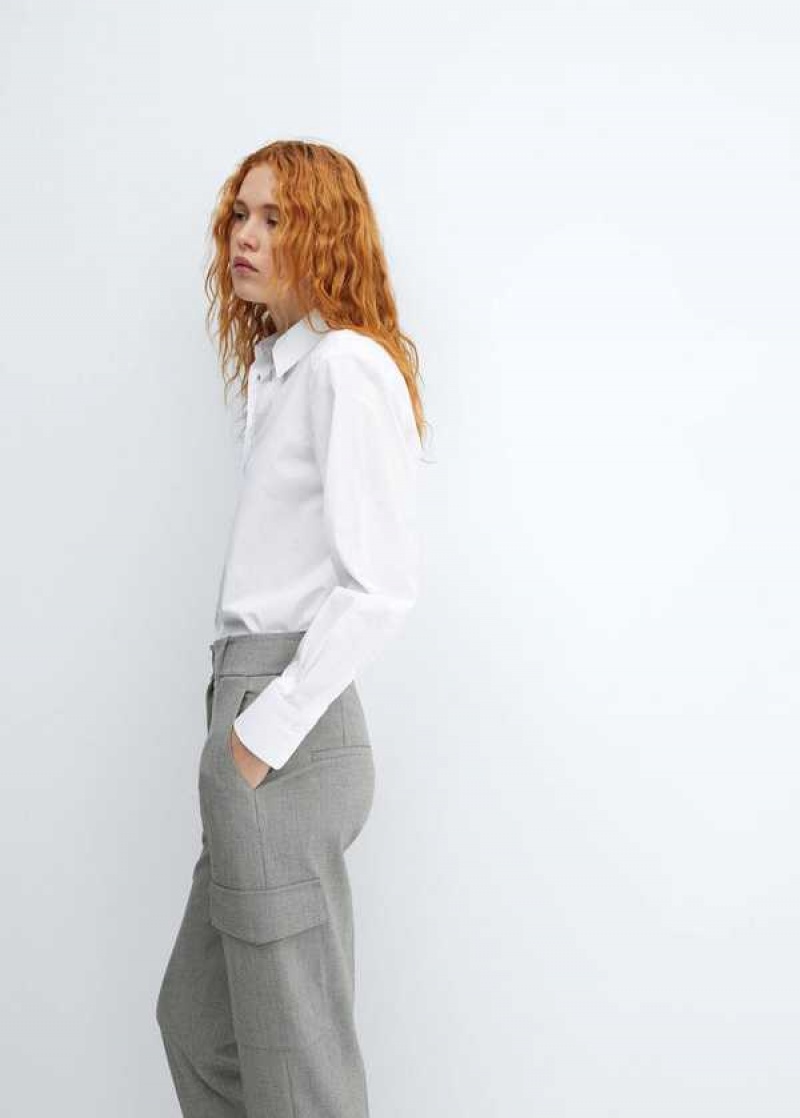 Mango Suit Trousers With Side Pockets | MNG-24402