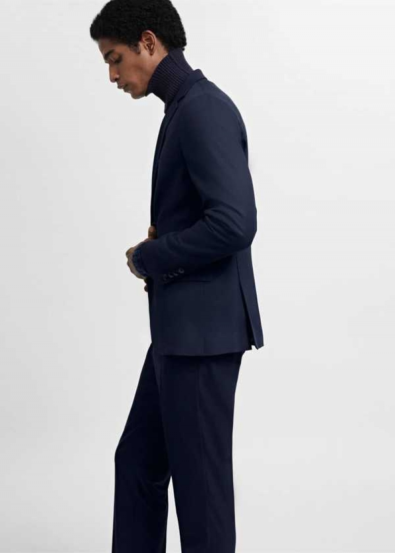 Mango Super Slim-fit Suit Blazer In Stretch Fabric | MNG-21455