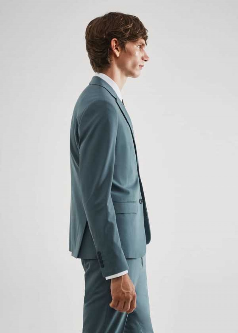 Mango Super Slim-fit Suit Blazer In Stretch Fabric | MNG-21402