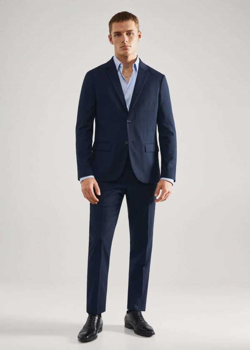 Mango Super Slim-fit Suit Blazer | MNG-21433