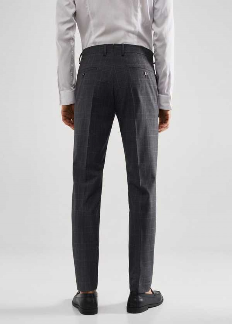 Mango Super Slim-fit Tailored Check Pants | MNG-22434