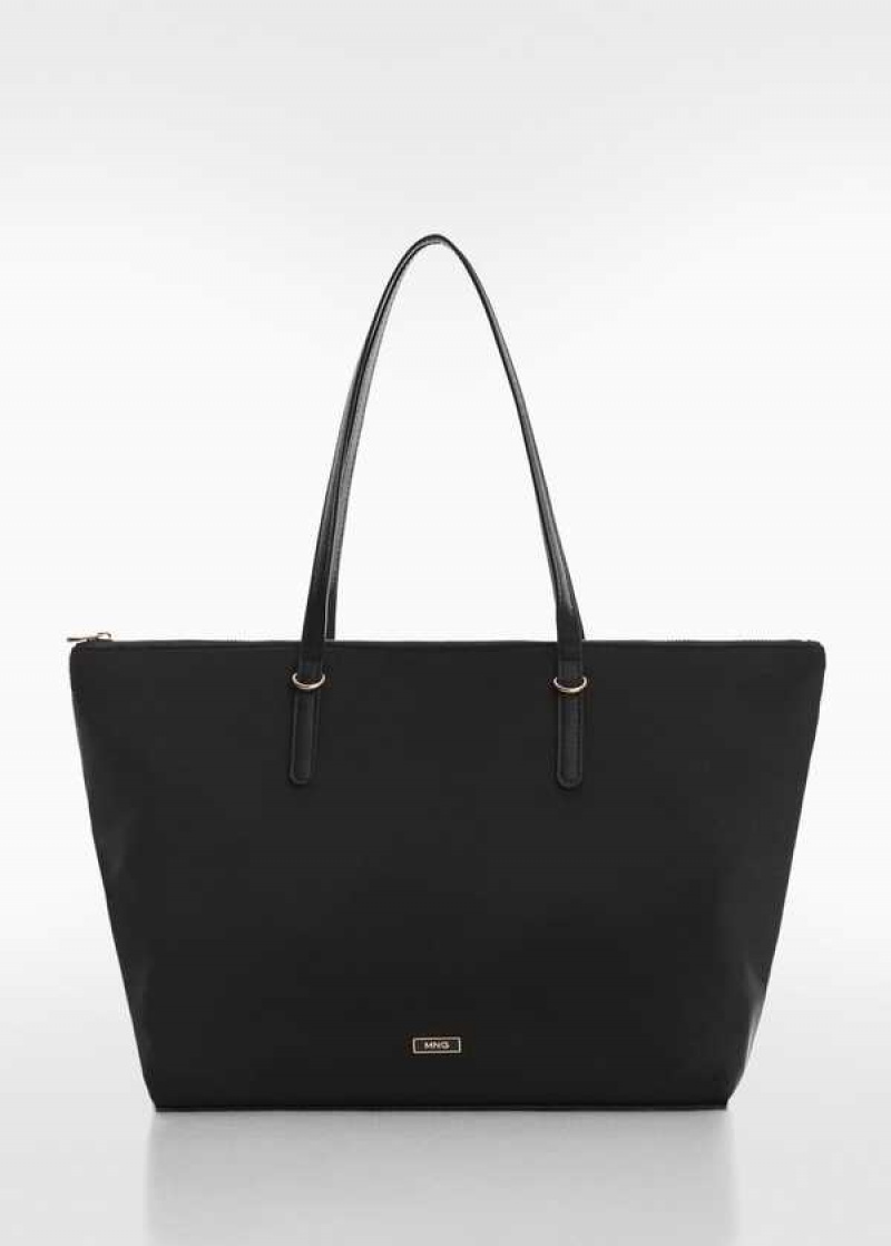 Mango Technical Fabric Shopper Bag | MNG-23287