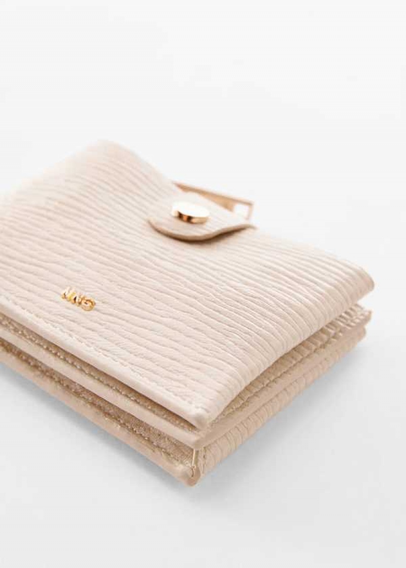 Mango Textured Card Holder With Embossed Logo | MNG-23089