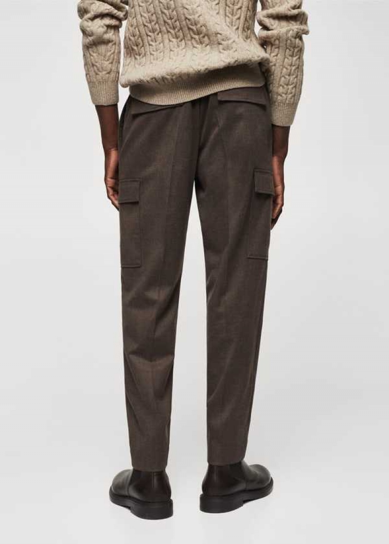 Mango Textured Cargo Pants | MNG-22470