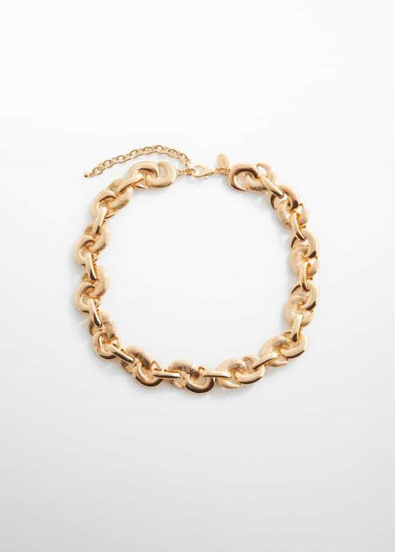 Mango Textured Chain Necklace | MNG-22905