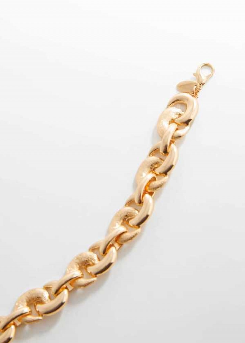 Mango Textured Chain Necklace | MNG-22905